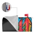 thumbnail image 2 of Naloa Colorful Arrow Graffiti Pattern Mailbox Covers Magnetic Post Box Cover Post Letter Box Cover Garden Decor-25.5x21 in, 2 of 8