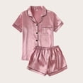 thumbnail image 1 of Set Pijama de Mujer Short y Blusa con Botones, 1 of 3