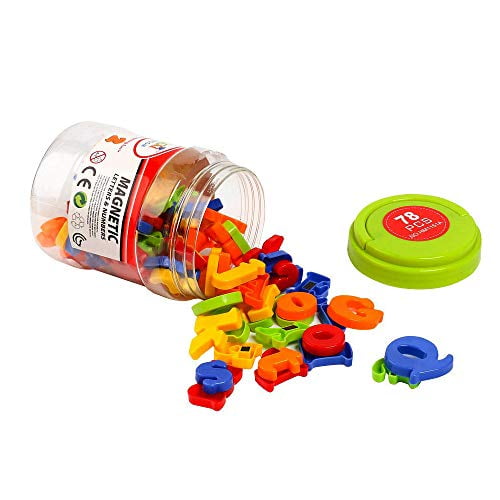 Hoonew Magnetic Letters Numbers Alphabet Plastic Abc 123 Fridge Magnets For Vocabulary Educational Toy Set Preschool Learning Spelling Counting Includes Uppercase Lowercase Math Symbols For Toddlers Walmart Com