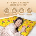 thumbnail image 4 of Lsque Mardi Gras Crayfish and Fleur de lis Body Pillow Case Cover,Ultra-Soft Microfiber Bed Pillow Cases 20x54 inches,Elegant Bedding,Breathable Durable Pillow Cover with Envelope Closure, 4 of 8