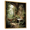 thumbnail image 2 of Designart "Natur retrait at home in Bathroom I" Bathroom Floater Framed Wall Decor, 2 of 7