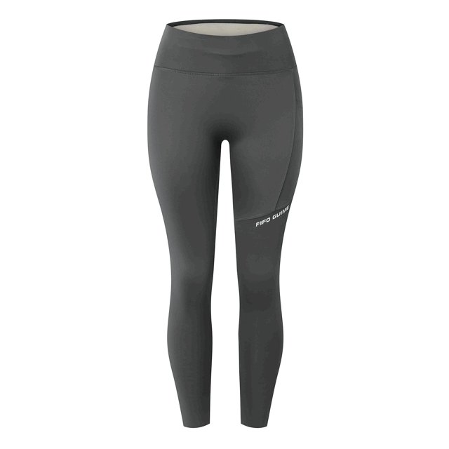 Gibobby Yoga pants mujer Pantalones de bolsillo de felpa para mujer, pantalón con cintura alta, Abdominal de cadera, parte inferior de Yoga, otoño e(Gris,M)