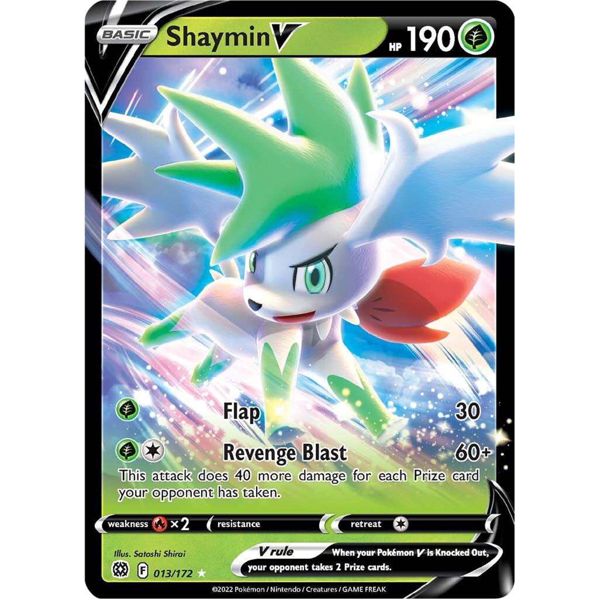 PTCG Pokemon s9 101/100 Shaymin V SR Sword & Shield Star Collection Mint  Card - AliExpress