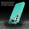 thumbnail image 4 of Petocase for Samsung Galaxy S25,Galaxy S24 Case,Military Grade Drop Protection Heavy Duty Tough Rugged Shockproof Phone Case for Galaxy S25/S24 6.2 inch,,Teal/Pink, 4 of 7