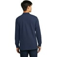 thumbnail image 3 of Port & Company Men's Mock Turtleneck Long Sleeve T-Shirt - PC61M, 3 of 4