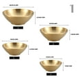 thumbnail image 4 of Ikeay Stainless Steel Bowl, Ramen Bowls Stainless Steel Serving Bowls Insulated Bowls for Ramen Metal Bowls Double Walled Soup Bowl, Bowl, 4 of 5