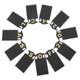 thumbnail image 4 of IDEANATEGRATE 1 Set Happy Graduation Banner Black Paper Rectangle for Kindergarten and Primary School Graduates, 4 of 8