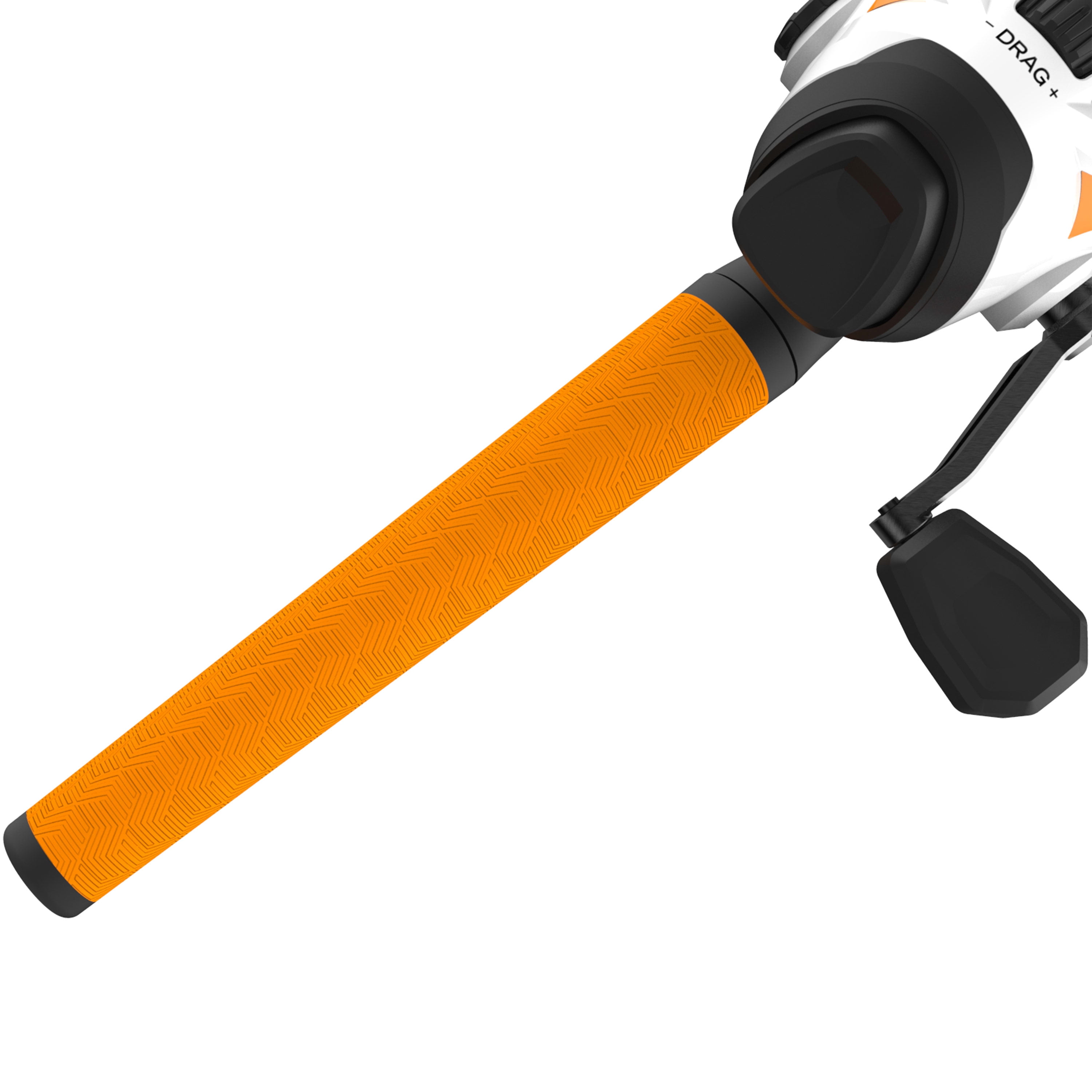 Zebco Roam Spincasting Rod and Reel Combo, 6-Foot 2-Piece Rod, Orange 