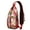 Apple Red Green, variant on Cactus Sling Backpack, Lightweight Crossbody Daypack with Desert Cactus Art, Anti-theft Travel Bag for Outdoor, Hiking, Gym, Students, and Urban Daily Use