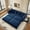 89" Blue Velvet, variant on Timbernest 93.7" King Pull Out Sofa Bed, 3 in 1 Convertible Sleeper Sofa, Chesterfield Leather Sofa for Living Room, Retro Black