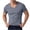 Gray, variant on Mens Ice Silk V Neck Athletic Tees Lightweight Breathable Stretchy Quick Dry Shirts Flex Summer Casual Basic Pullover Daily Tops