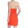thumbnail image 2 of Free People Womens Morning Dove Strapless Mini Dress, Red, 12, 2 of 2