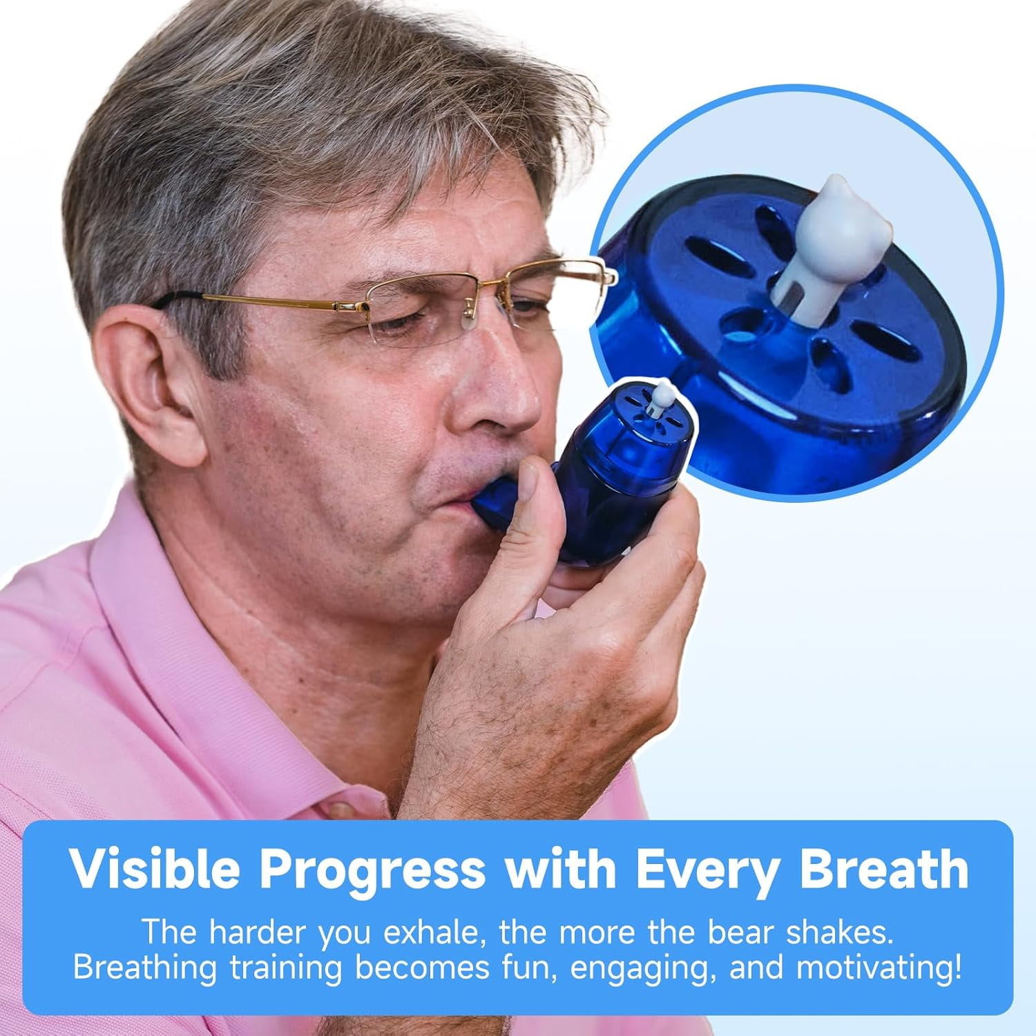 Mucus Removal Device Clear Mucus from Airway  Lung Exerciser