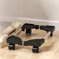 thumbnail image 1 of Feltree Adjustable Computer Tower Stand with 4 Locking Casters, Mobile Ventilated Cart for Desktop Pc Host, Office and Home Use, 1 of 8