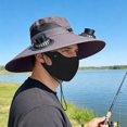 thumbnail image 3 of Kugisaki Summer Bucket Hat Sun Hat with Fans Solar Power & USB Charging Fishing Essentials for Women Men Camping Hiking Beach Gardening, 3 of 6