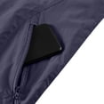 thumbnail image 4 of LEKWK Vest for Men Full Zip Stand Collar Sleeveless Jacket with Multi Zipper Pockets Lightweight Windproof Casual Outdoor Wear for Hiking Golf Fishing Dark Blue XL, 4 of 6