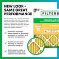 thumbnail image 5 of Filterbuy 12x12x1 Air Filter MERV 11 Allergen Defense (5-Pack), Pleated HVAC AC Furnace Air Filters Replacement (Actual Size: 11.75 x 11.75 x 0.75 Inches), 5 of 6