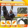 thumbnail image 5 of ENFOURCLASS Outdoor Camping Hammock (Single/Double, Mesh Nylon with Net & Tree Straps) - Portable Swing for Camping, Hiking, Travel, 5 of 29