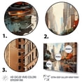 thumbnail image 3 of Designart "Urban Heights with Skyscrapers III" Cityscapes Floater Framed Wall Decor, 3 of 7