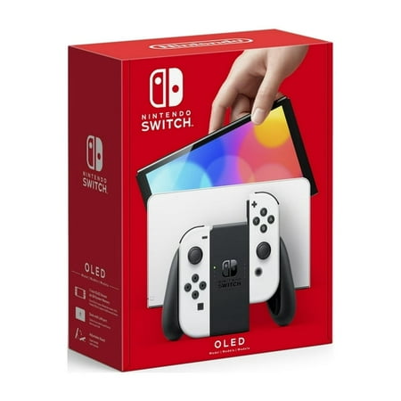 Nintendo Switch OLED Model w/ White Joy-Con Console - International Spec (Functional in US) NEW