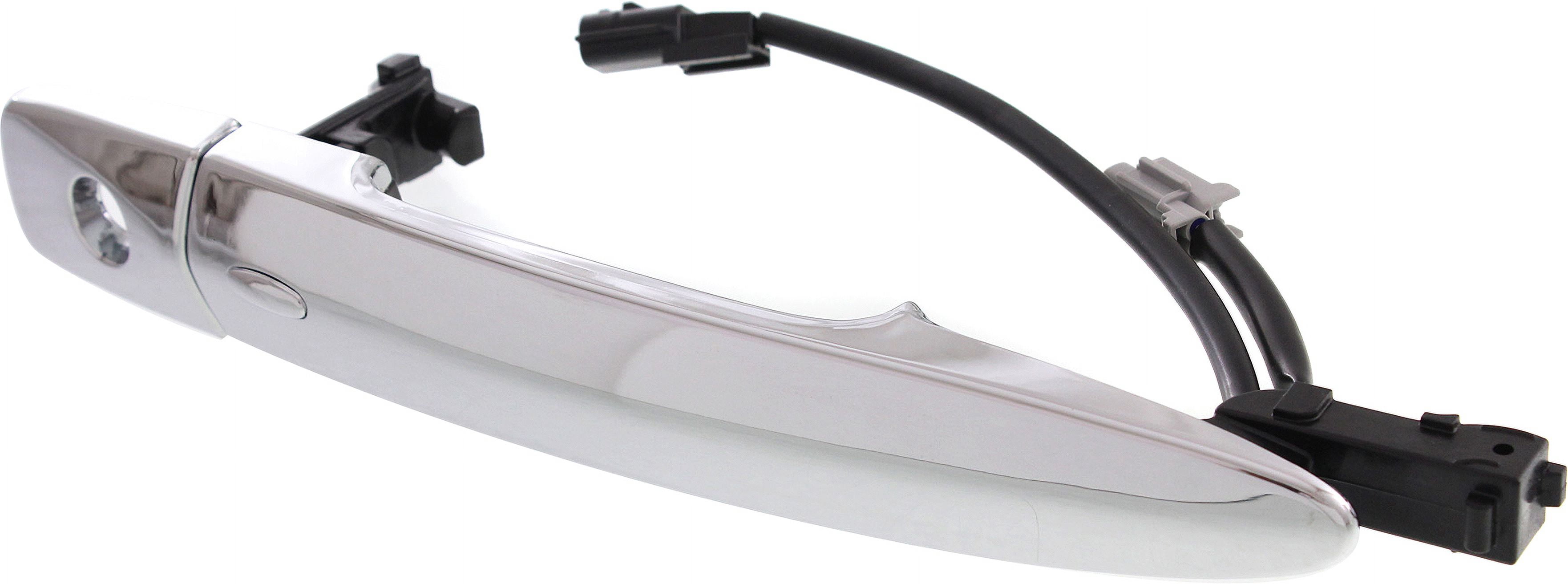 Replacement REPNS462176 Exterior Door Handle Compatible with 2009-2014 Nissan Maxima Murano Front, Left Driver Chrome