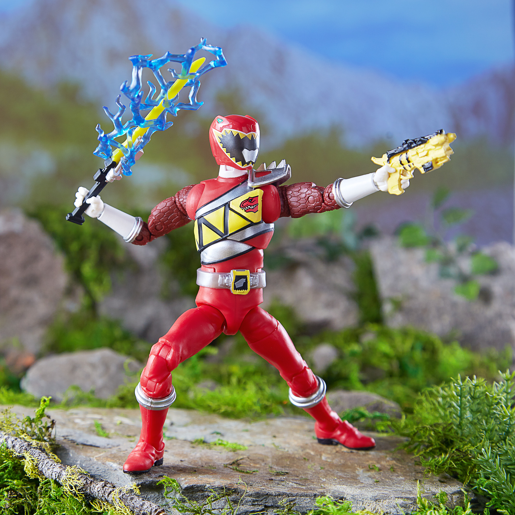  Power Rangers Lightning Collection Dino Thunder Red Ranger  6-Inch Premium Collectible Action Figure Toy with Accessories : Toys & Games