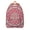 Boho Mandala Sch, variant on Abstract Plaid Pattern School Backpack, Retro Checkered Print Daypack with Colorful Geometric Design for Daily Use