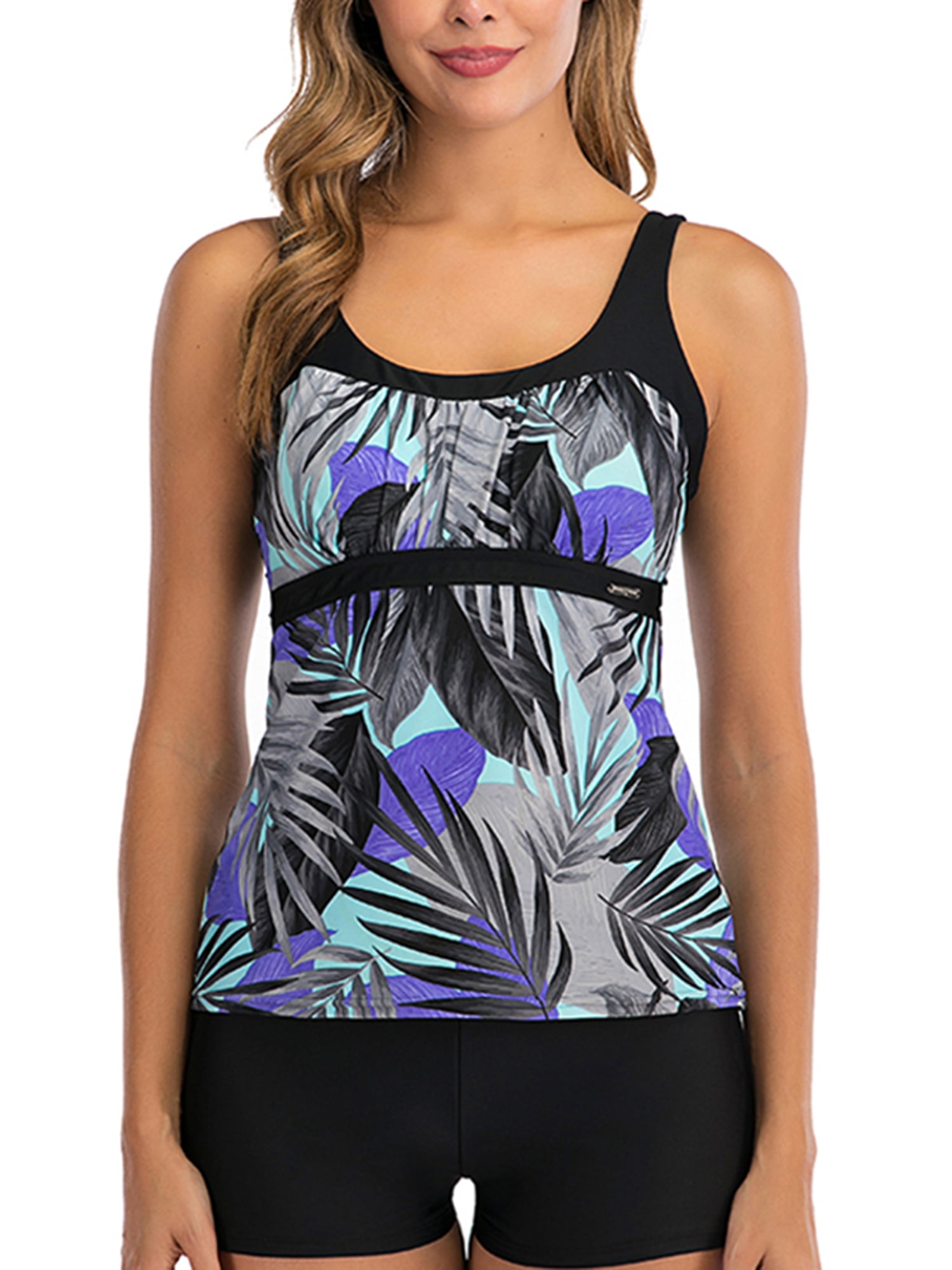 plus size swimming costume with shorts