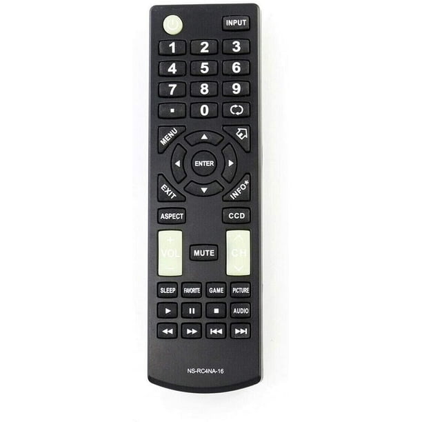 NSRC4NA16 NSRC4NA16 Remote Control Used in Insignia TV NS32D220NA16