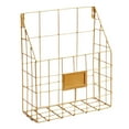 thumbnail image 2 of Rack,Wall Mounted Magazine Holder Wall File Organizer Mesh Hanging File Organizer Hanging Magazine Rack Metal Mail Organizer Storage Holder Magazine Document Rack For Home, 2 of 7