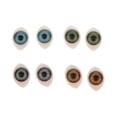 thumbnail image 1 of Ojos de plástico ovalados posterior plana Iris de para renacidas que hacen suministros de bricolaje, paquete de yotijar Ojos plásticos, 1 of 7