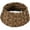 Chestnut, variant on Best Choice Products 24in Basket Woven Hyacinth Christmas Tree Collar, Skirt Accessory w/ Cord Cut-Out - Natural