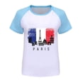 thumbnail image 4 of TZEWGL Chemise Décontractée pour Nouveau-Né Tourisme Urbain Imprimé Commémoratif Manches Courtes Raglan Taille 9-10T, 4 of 4
