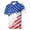 White, variant on MuXiKeJi Clothes Men's Casual USA 250Th Anniversary Printed Short-Sleeve T-Shirt American 250Th Anniversary Patriotic Tee