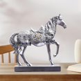 thumbnail image 6 of Horse Figurine Decoration Horse Statues for TV Cabinet Bedroom Decoration style D, 6 of 9