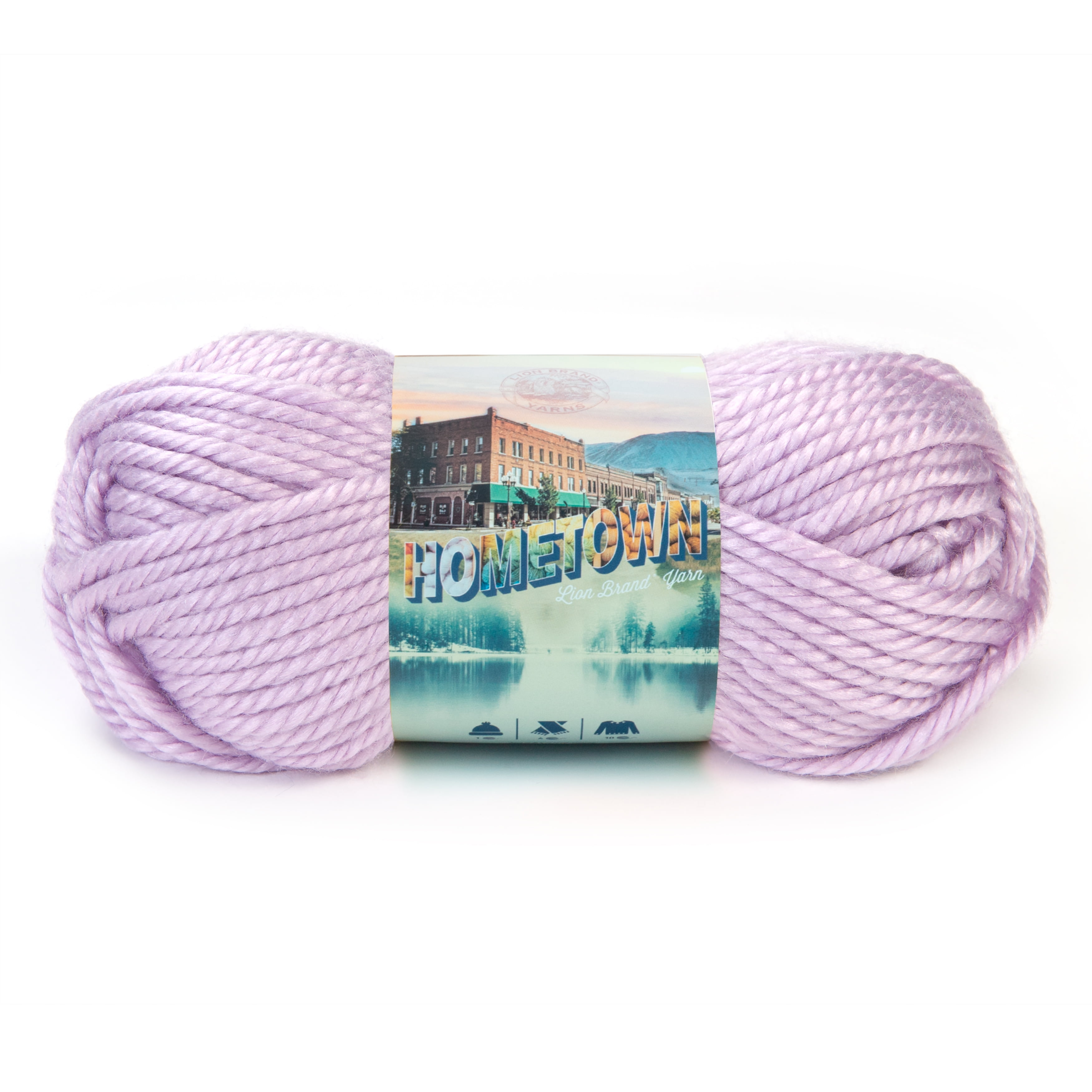 Lion Brand Yarn Hometown Baby Girl Pack COLOR135-006 Super Bulky Yarn Acrylic Yarn 12 Pack
