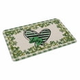 thumbnail image 2 of Lucky Shamrock Door Mat&nbsp;Indoor Outdoor Entrance,Non Slip Rug for Kitchen Bathroom Entryway Rug,St. Patrick's Day Love Leaves Plaid Beige Washable Doormat Floor Mat 20x31.5 Inch, 2 of 8