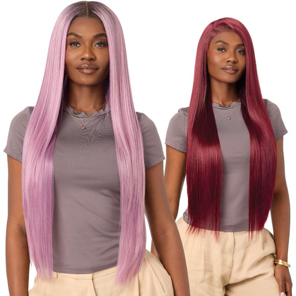 Yanonmyfd Outre Lace Front Wig - Perfect Hair Line - OnVybes - OnVybe 5 (JET BLACK 1)