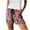Red, variant on Women's Baggy Shorts Comfy Summer Leopard Drawstring Elastic Waist Casual Pants Loose High Waisted Short with Pockets S-5XL
