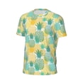 thumbnail image 6 of Wukai Pineapples1 Print Men's Short-Sleeved Mesh T-Shirt,Quick-Dry Short Sleeve Workout T-Shirt-Medium, 6 of 8
