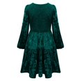 thumbnail image 6 of GZWYHT Dresses for Women 2025,Prom Dresses Velvet Homecoming Dresses Fall Flowing Cocktail Dresses Casual A Line Mini Dress Wedding Guest Dresses,Formal Dresses,Green Dress,Cocktail Dresses L, 6 of 9
