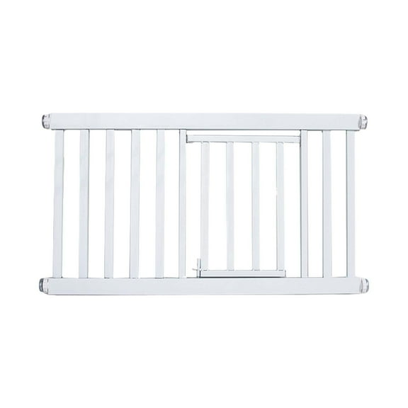 Suministros para mascotas de perros accesorios resistentes al desgaste cerca de mascota Instalación fácil para puertas pasillos escaleras casa 76 a 82 cm con puerta