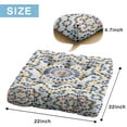thumbnail image 5 of Boho Square Floor Pillow for Adults 22in, Dutch Velvet Meditation Cushion for Sitting, 5 of 7
