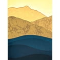 thumbnail image 2 of Alpenglow Workshop 25x32 Black Ornate Wood Framed with Double Matting Museum Art Print Titled - Golden Hills and Shadowed Forests III, 2 of 4