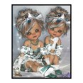 thumbnail image 3 of Cuadros Decorativos 11CT estampado completo punto de cruz muñeca niña lienzo obras de arte decoración del hogar regalos Ehuebsd Nuevos Originales, 3 of 9