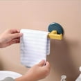 thumbnail image 3 of KYAIGUO Self-Adhesive Bathroom Towel Rack with No-Drill Wall Mounted Towel Hooks Sticky Towel Rack on Wall No-Drill Bath Towel Rack Sticky Towel Hooks, 3 of 9