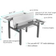 thumbnail image 3 of Lorell, LLR25960, Beam & Cable Management Spine, 1, Black, 3 of 4