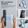 thumbnail image 4 of for iPhone 16 Pro Max Case, Compatible with MagSafe, Shockproof Military-Grade Protection, Magnetic Phone Case for iPhone 16 Pro Max, Classic Hybrid Case (HaloLock), Clear, 4 of 5