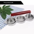thumbnail image 2 of Hamburger Press Non Stick Triple Burger Press Mini Hamburger Patty Maker, 2 of 5