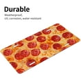 thumbnail image 6 of 3D Pizza Pepperoni License Plate Decorative Front Car Metal Plates Cover Vanity Tag Metal Car Plate Aluminum Novelty License Plate 6 X 12 Inch, 6 of 9
